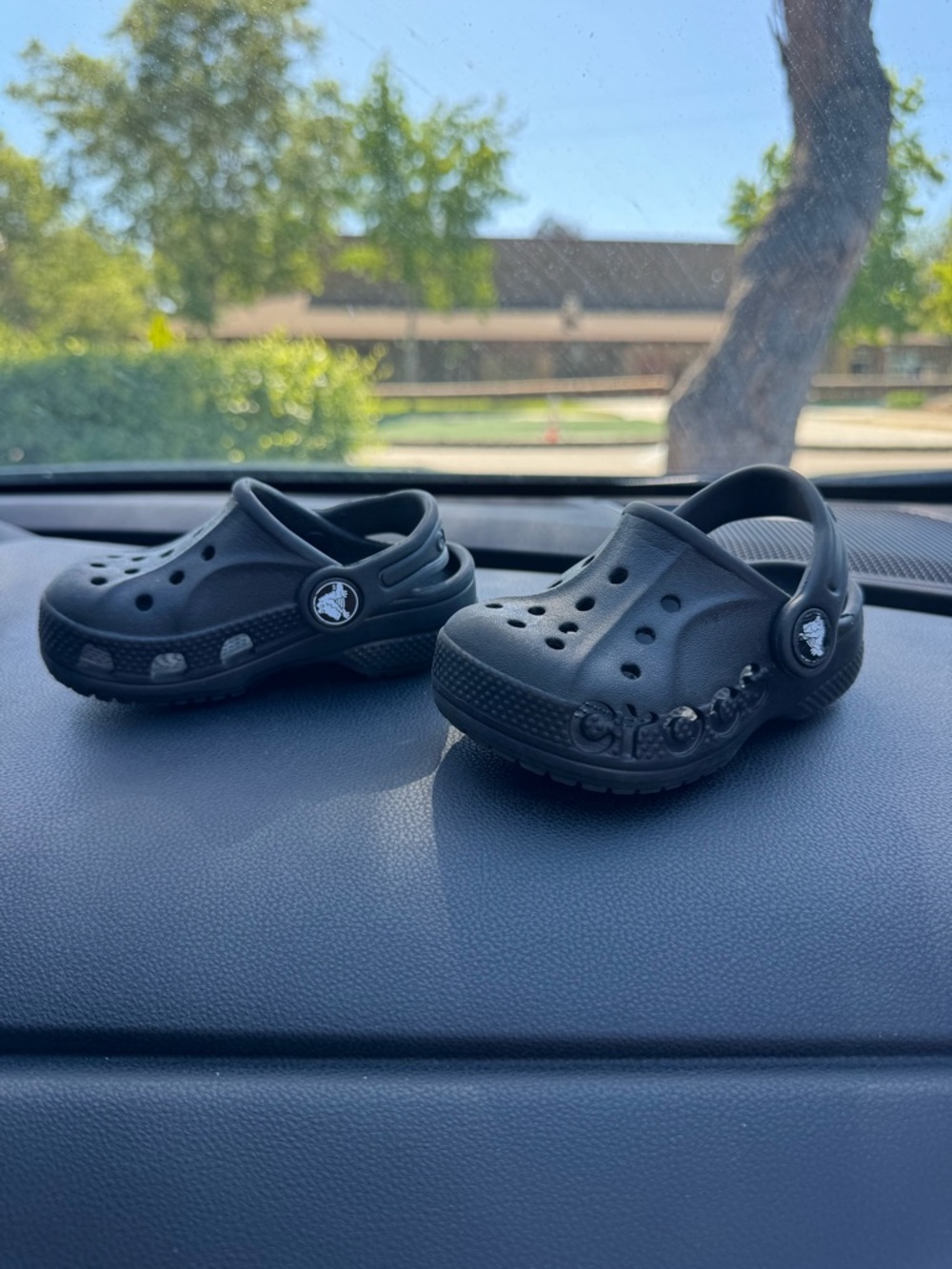 CROCS Kids Black Classic Clog Sandals